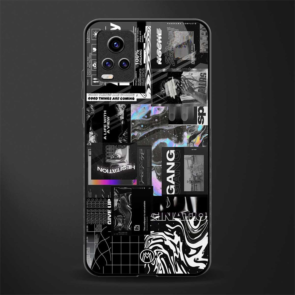 anxiety being back phone cover | glass case for vivo v21e 4g