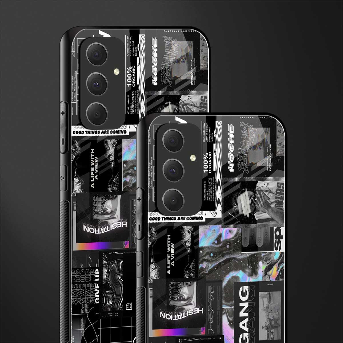 anxiety being back phone cover | glass case for samsung galaxy a54 5g