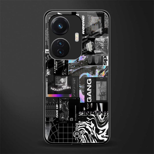 anxiety being back phone cover | glass case for vivo t1 44w 4g