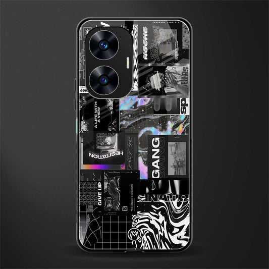 anxiety being back phone cover | glass case for realme c55