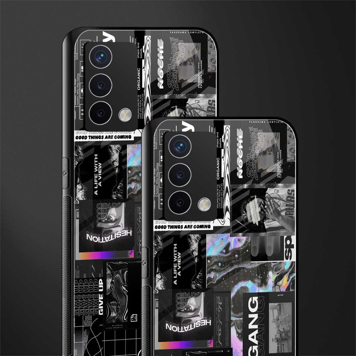 anxiety being back phone cover | glass case for oppo a74 4g