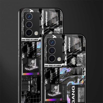 anxiety being back phone cover | glass case for oppo a74 4g