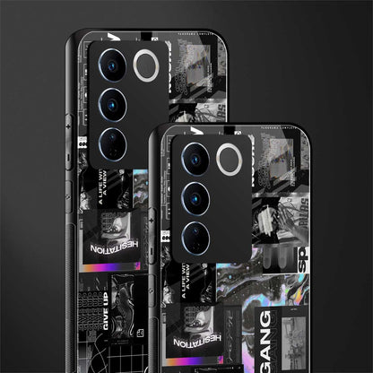 anxiety being back phone cover | glass case for vivo v27 pro 5g