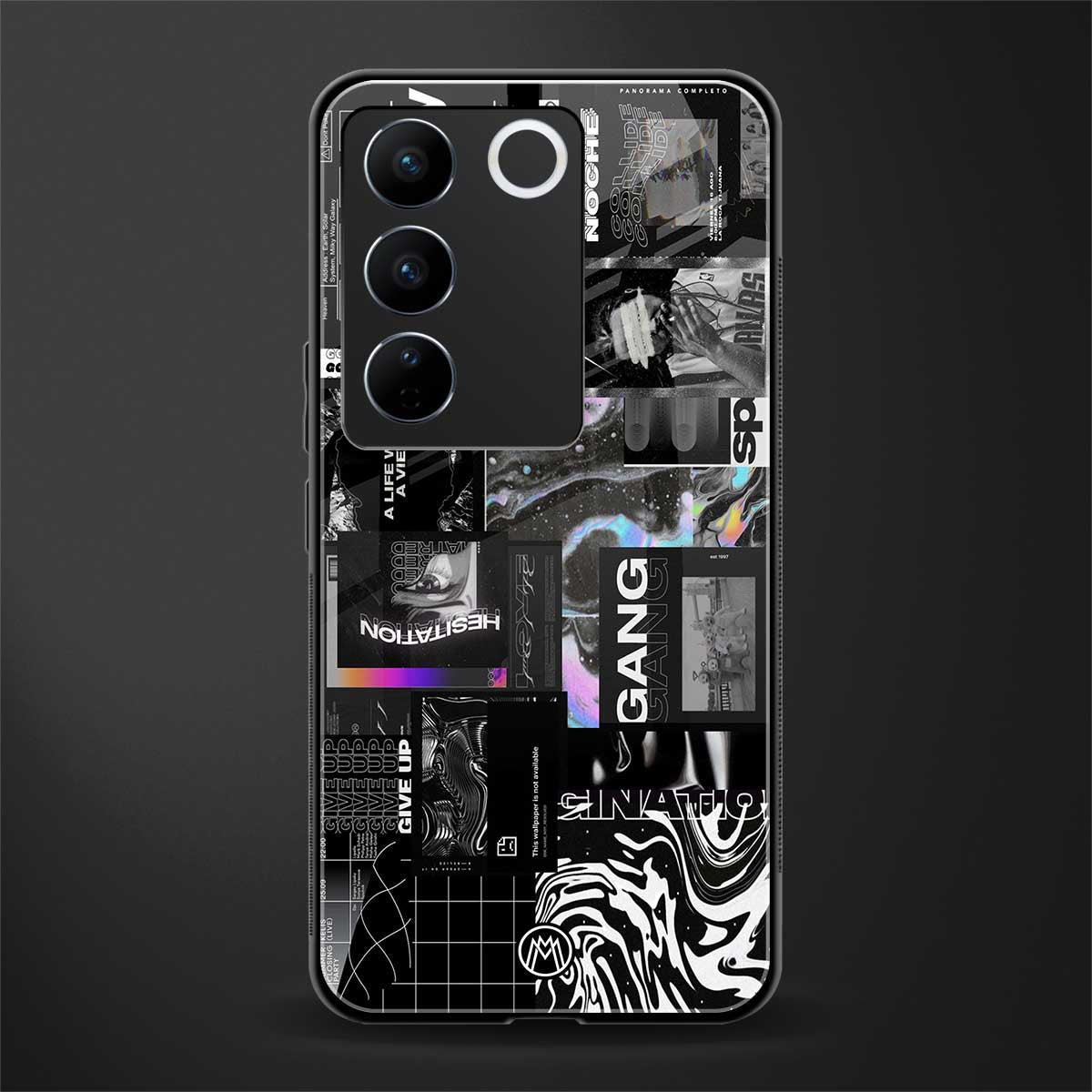 anxiety being back phone cover | glass case for vivo v27 pro 5g