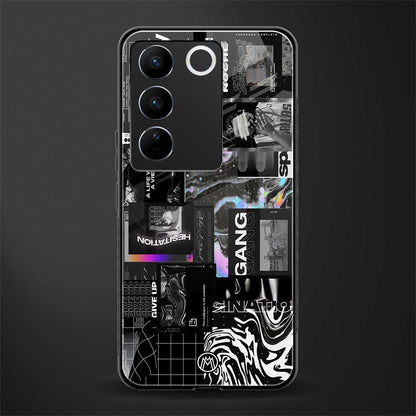 anxiety being back phone cover | glass case for vivo v27 pro 5g