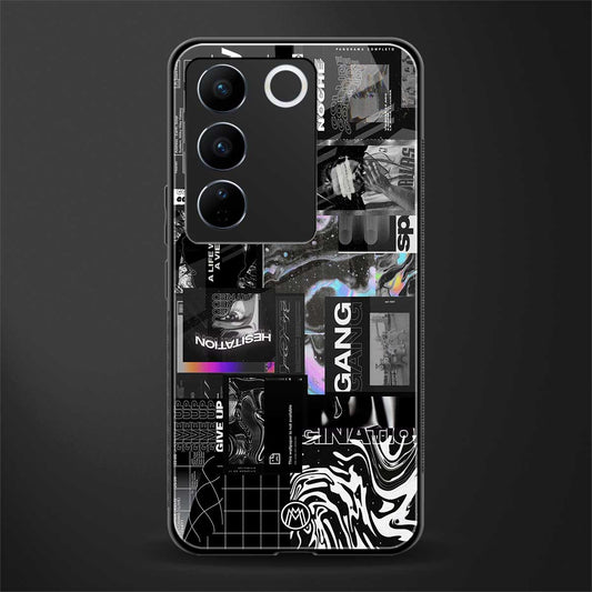 anxiety being back phone cover | glass case for vivo v27 pro 5g