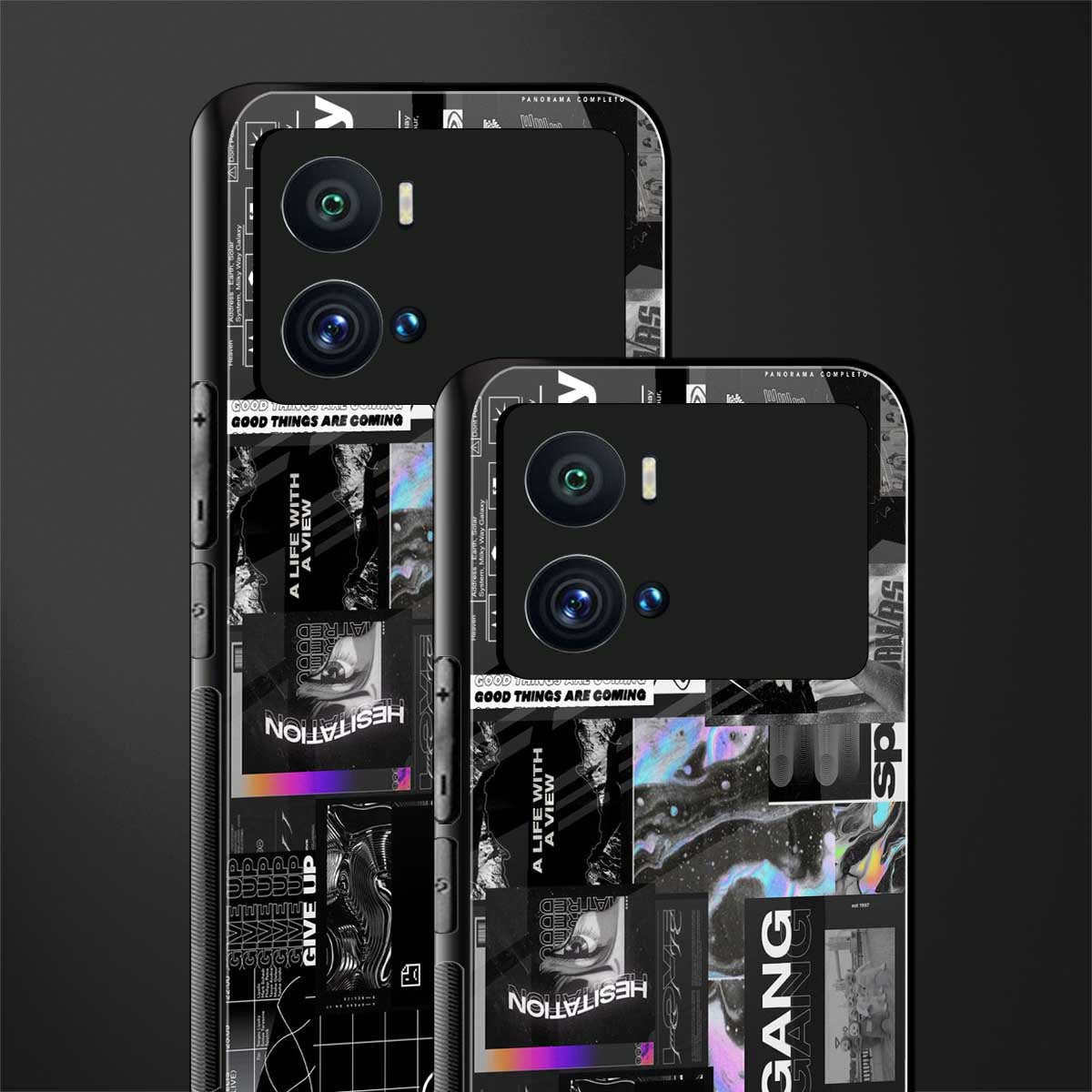 anxiety being back phone cover | glass case for iQOO 9 Pro