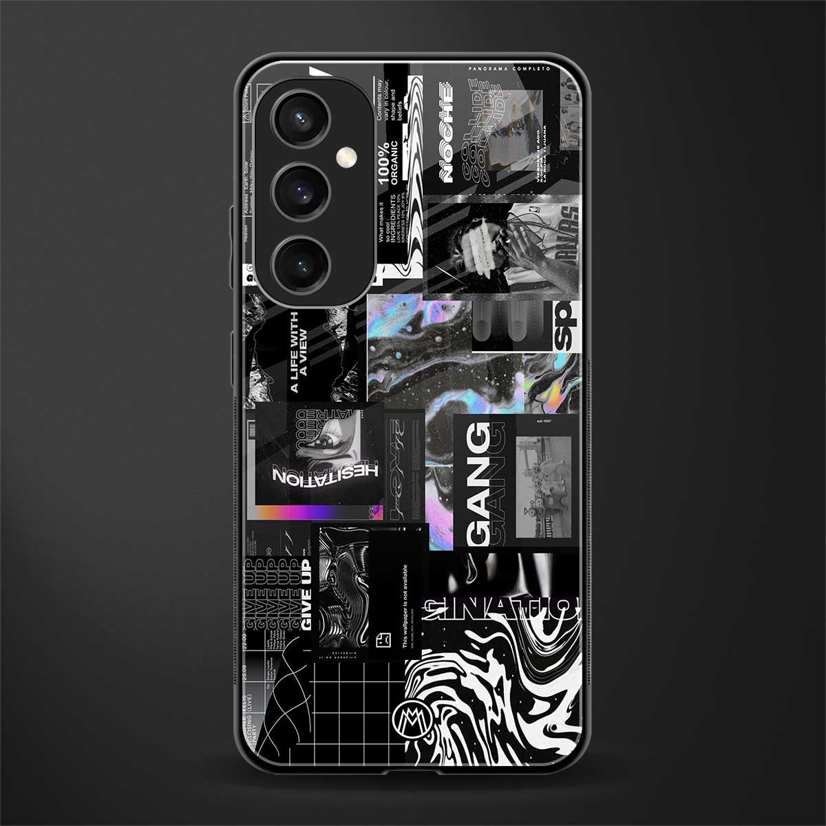 anxiety being back phone cover | glass case for samsung galaxy s23 fe 5g