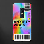 anxiety vibes glass case for vivo v17 pro image