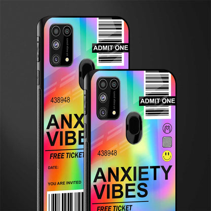 anxiety vibes glass case for samsung galaxy f41 image-2