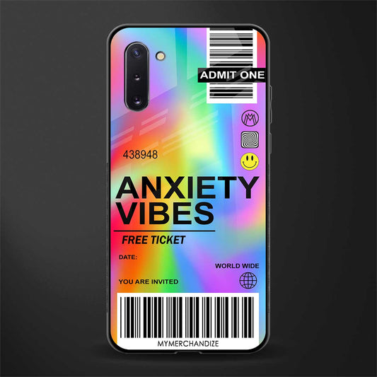 anxiety vibes glass case for samsung galaxy note 10 image