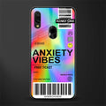 anxiety vibes glass case for redmi note 7 pro image