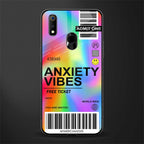 anxiety vibes glass case for realme 3 pro image
