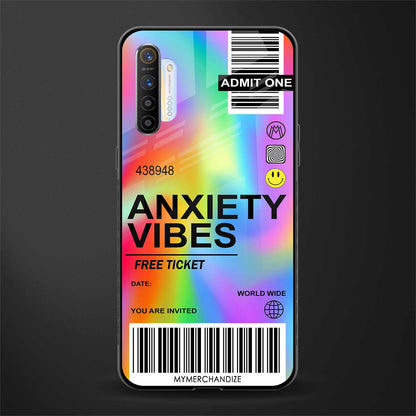 anxiety vibes glass case for realme xt image