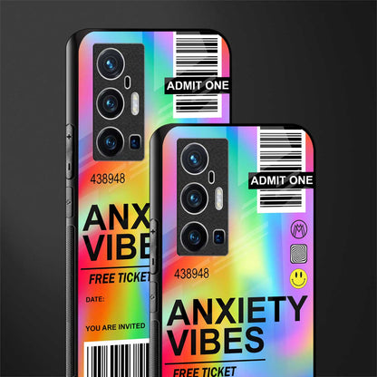 anxiety vibes glass case for vivo x70 pro plus image-2