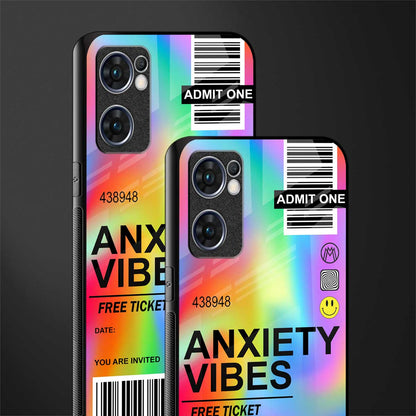 anxiety vibes glass case for oppo reno7 5g image-2