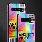 anxiety vibes glass case for samsung galaxy s10 image-2