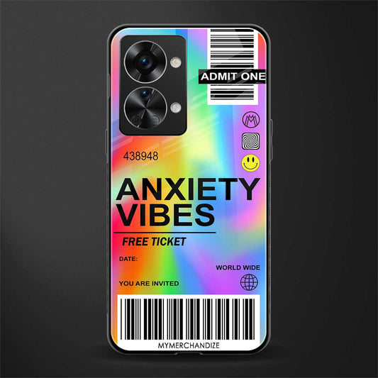 anxiety vibes glass case for phone case | glass case for oneplus nord 2t 5g