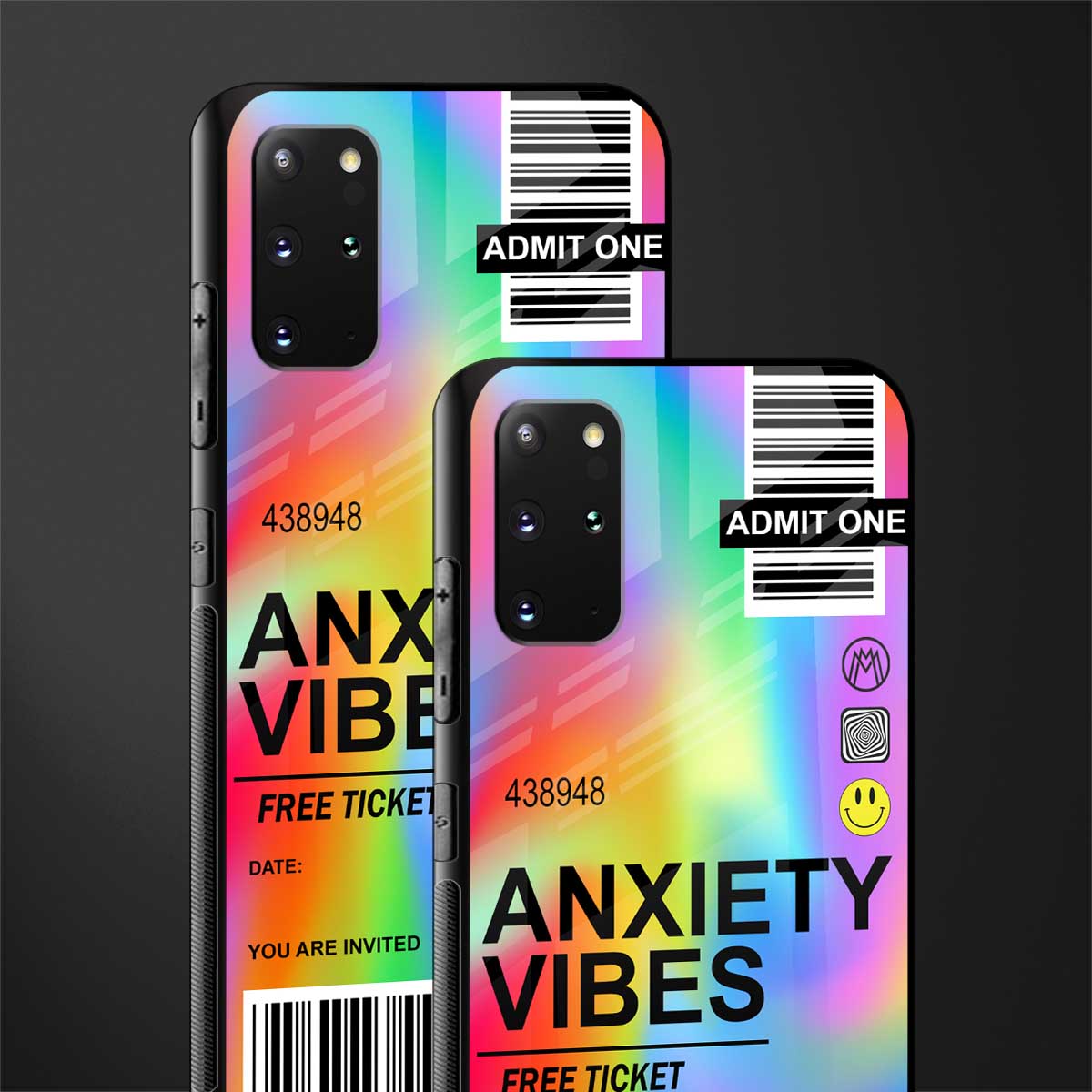 anxiety vibes glass case for samsung galaxy s20 plus image-2