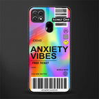 anxiety vibes glass case for oppo a15s image