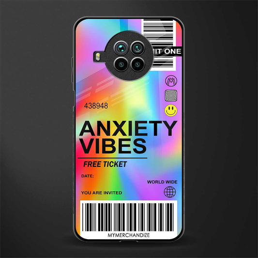 anxiety vibes glass case for mi 10i image