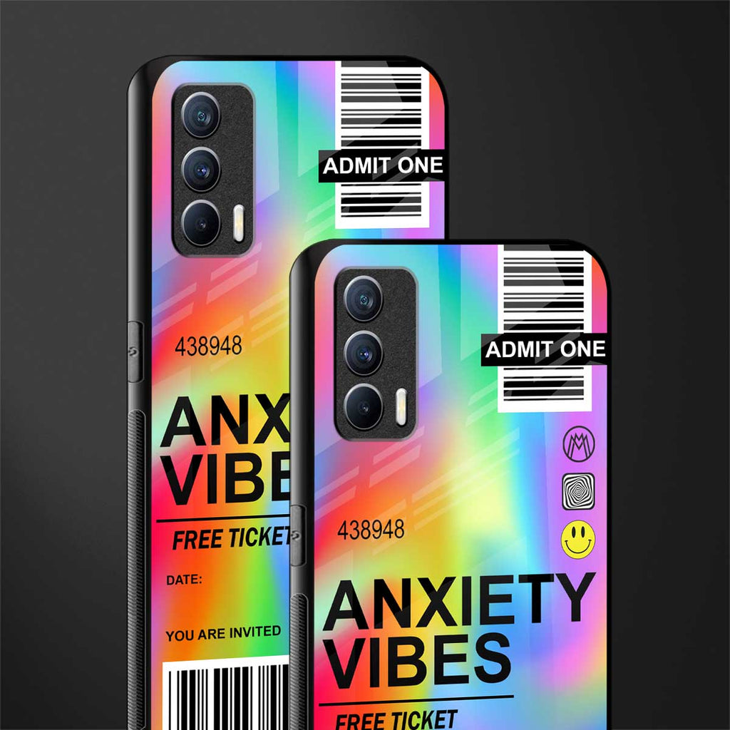 anxiety vibes glass case for realme x7 image-2