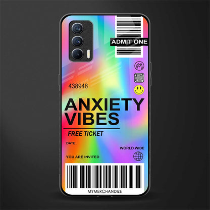 anxiety vibes glass case for realme x7 image