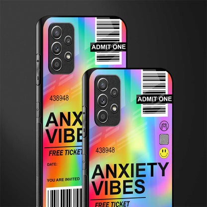 anxiety vibes glass case for samsung galaxy a32 4g image-2