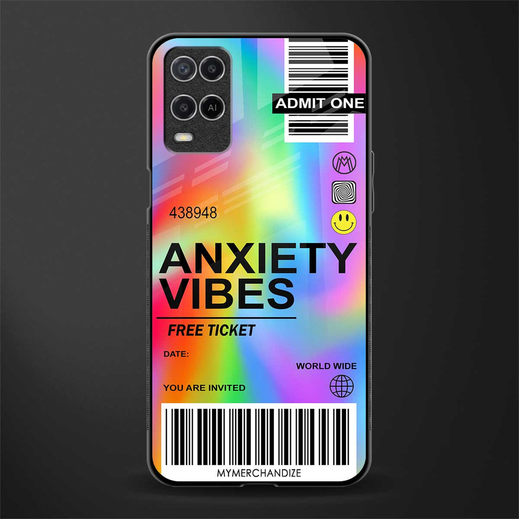 anxiety vibes glass case for oppo a54 image