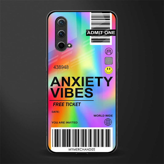 anxiety vibes glass case for oneplus nord ce 5g image