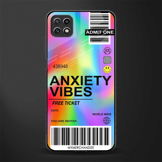 anxiety vibes glass case for samsung galaxy a22 5g image