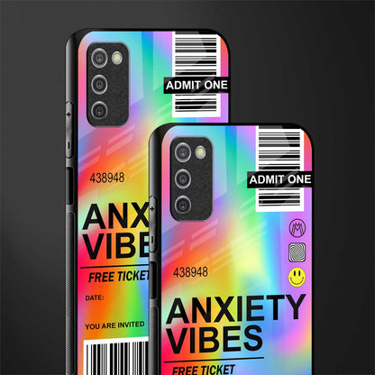 anxiety vibes glass case for samsung galaxy a03s image-2