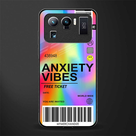 anxiety vibes glass case for mi 11 ultra 5g image