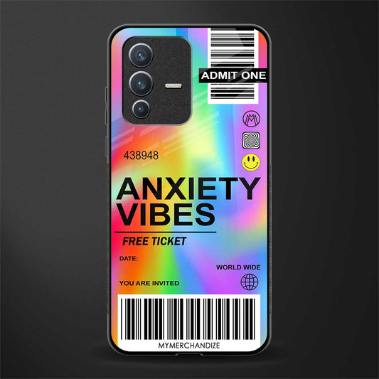 anxiety vibes glass case for vivo v23 5g image