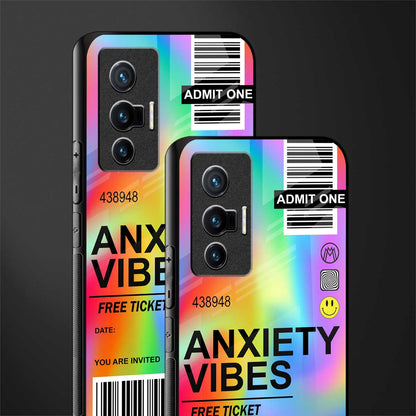 anxiety vibes glass case for vivo x70 image-2