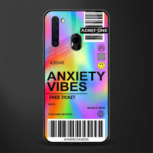 anxiety vibes glass case for samsung a21 image