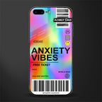anxiety vibes glass case for iphone 8 plus image