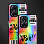anxiety vibes back phone cover | glass case for realme c55
