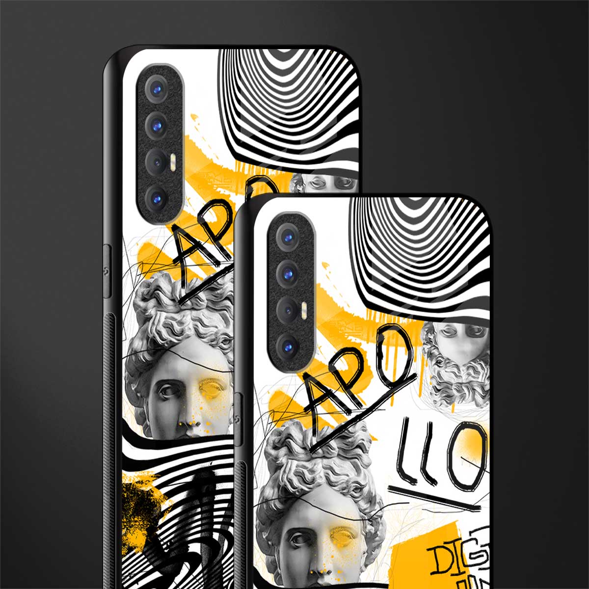 apollo project glass case for oppo reno 3 pro image-2