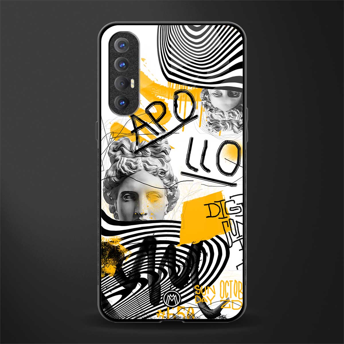 apollo project glass case for oppo reno 3 pro image