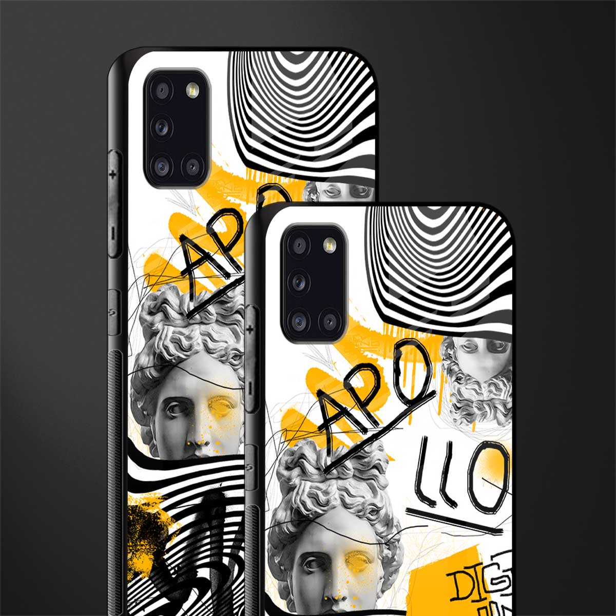 apollo project glass case for samsung galaxy a31 image-2