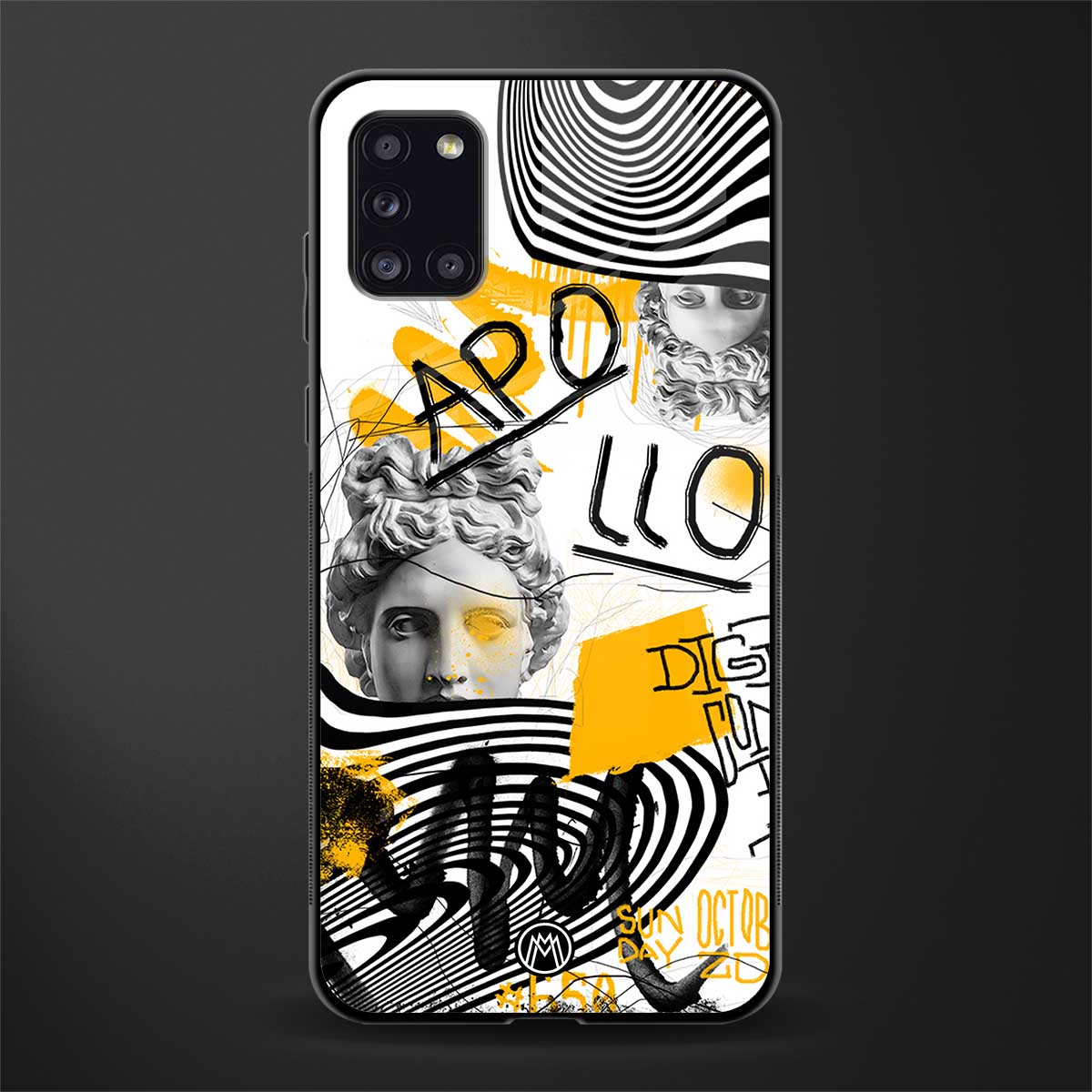 apollo project glass case for samsung galaxy a31 image
