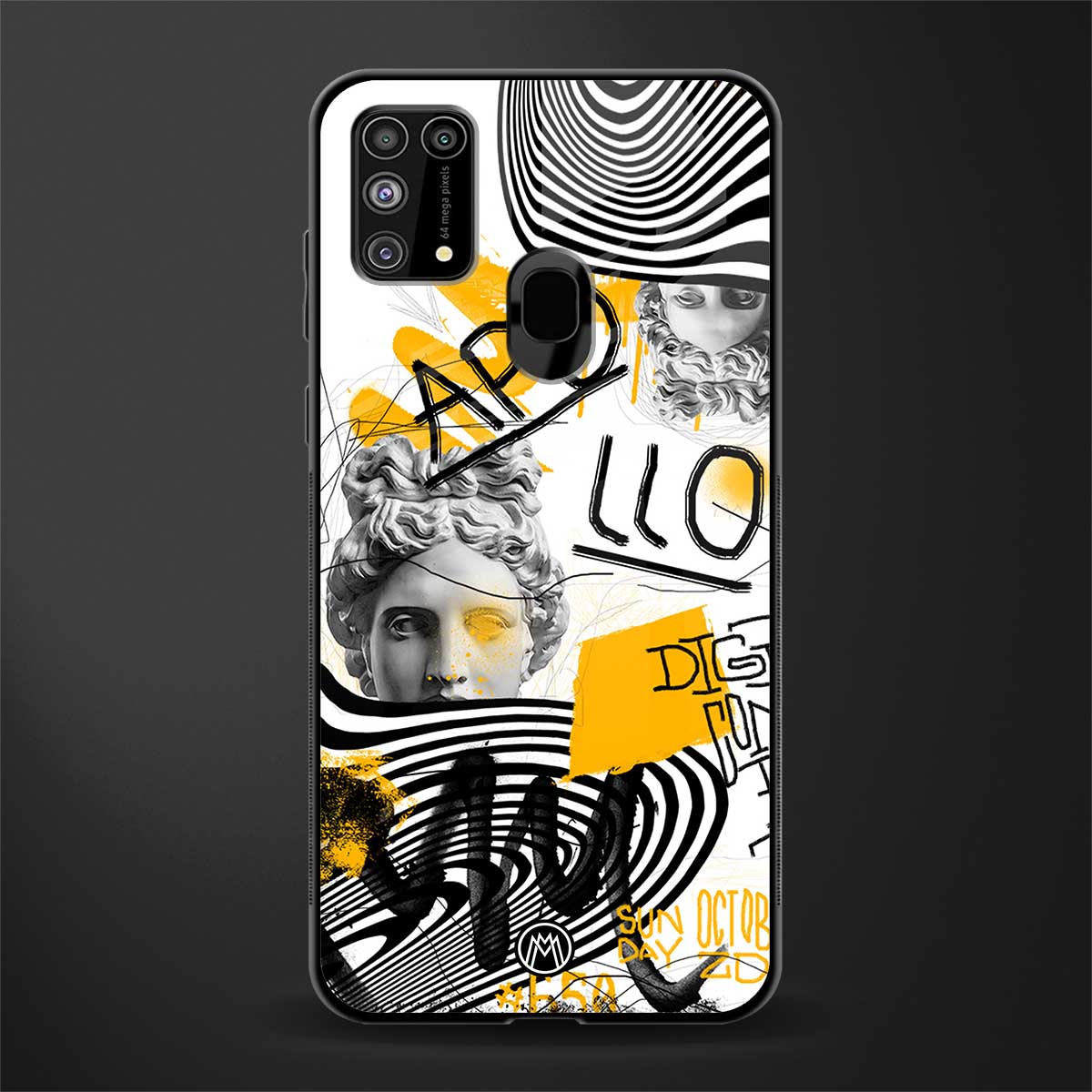 apollo project glass case for samsung galaxy m31 image