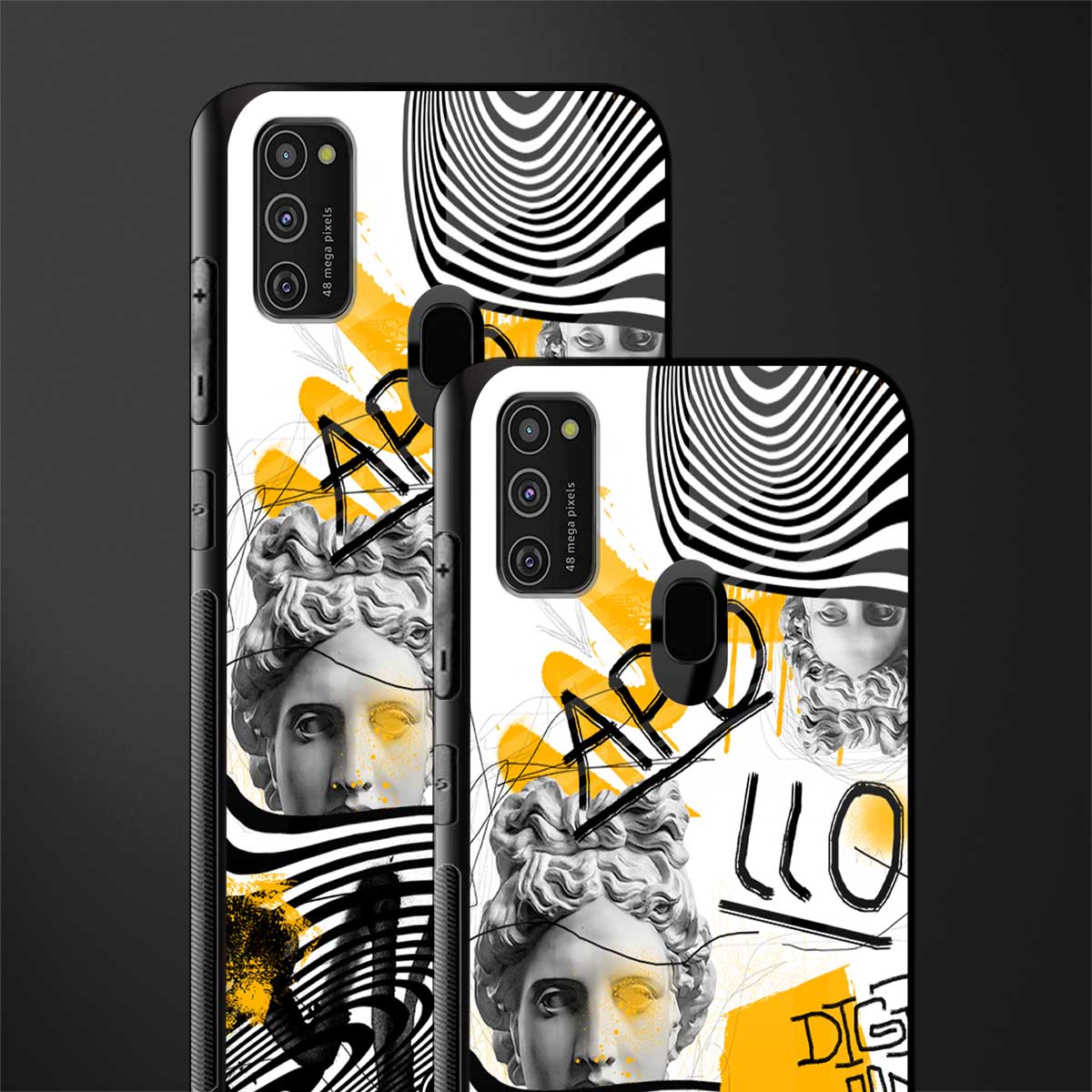 apollo project glass case for samsung galaxy m21 image-2