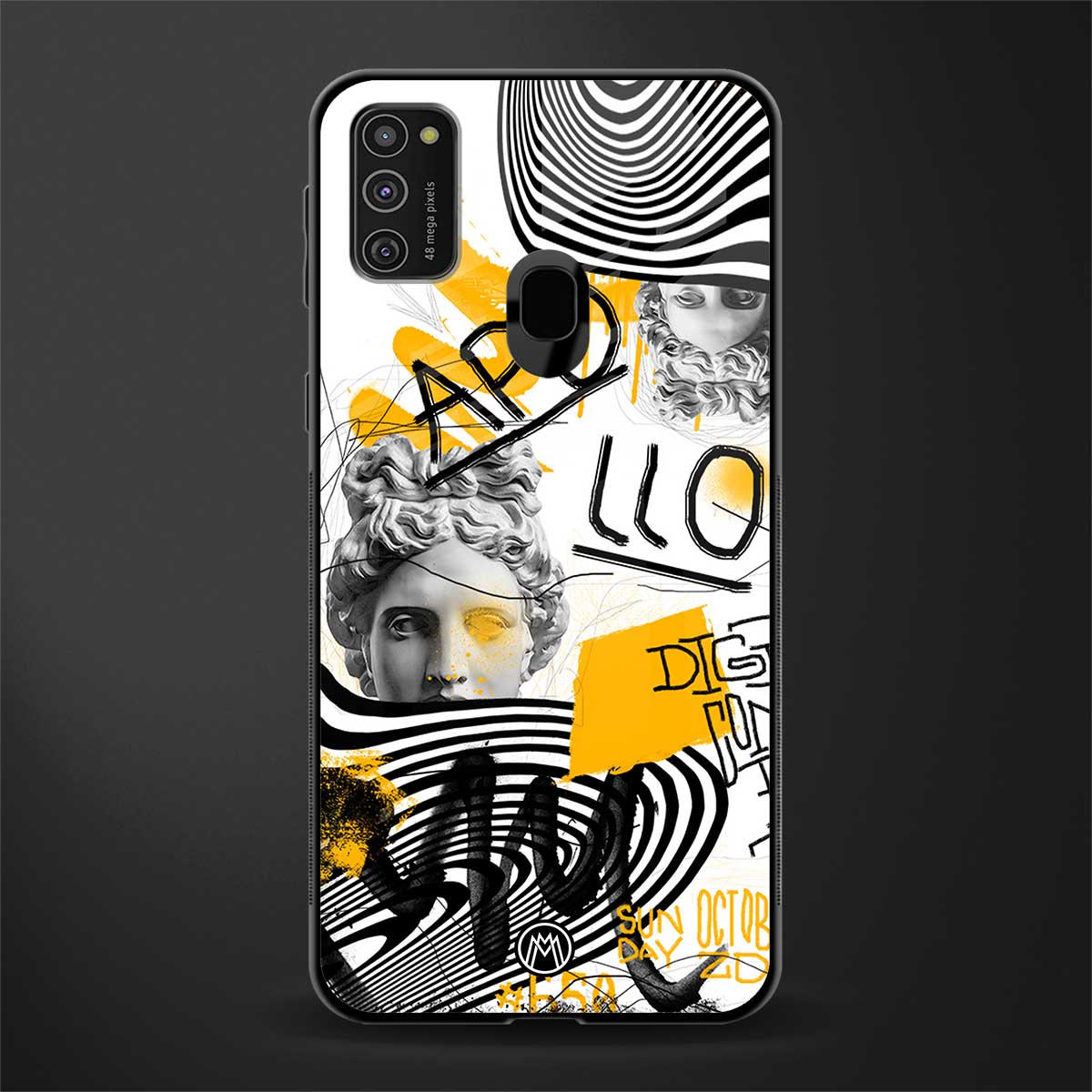 apollo project glass case for samsung galaxy m21 image