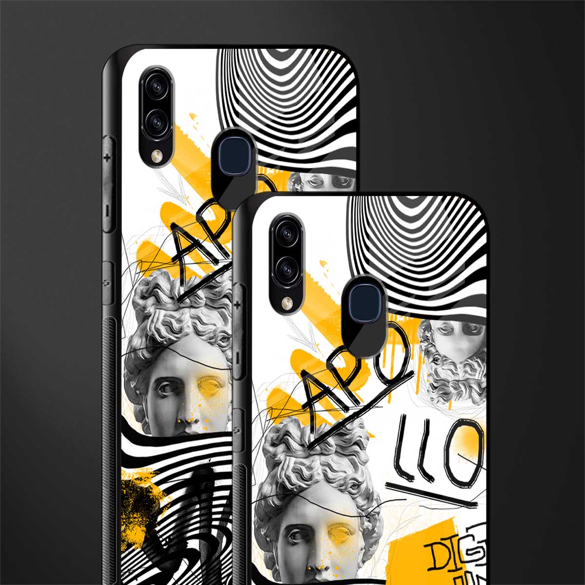 apollo project glass case for samsung galaxy m10s image-2