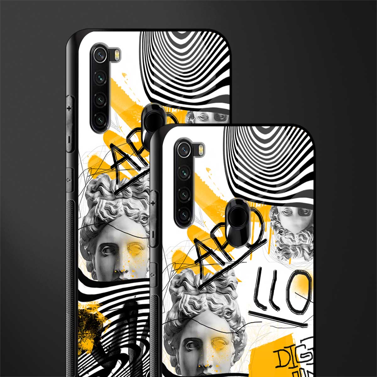 apollo project glass case for redmi note 8 image-2
