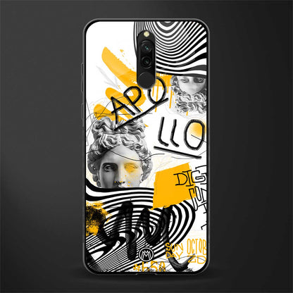 apollo project glass case for redmi 8 image