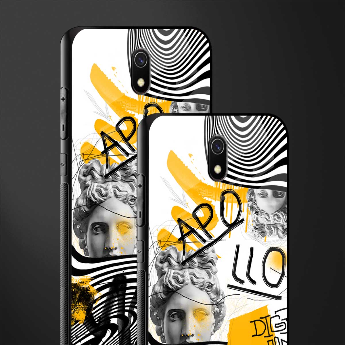 apollo project glass case for redmi 8a image-2