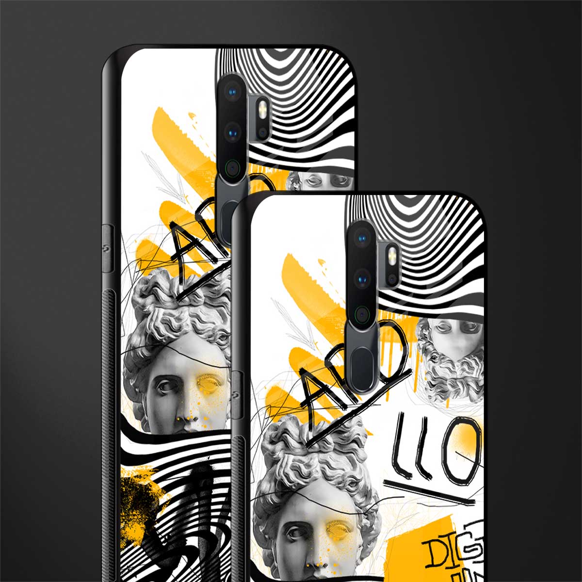 apollo project glass case for oppo a5 2020 image-2